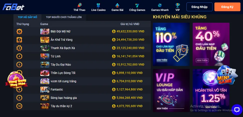 Hình ảnh các loài cá đa dạng trong game bắn cá OK9