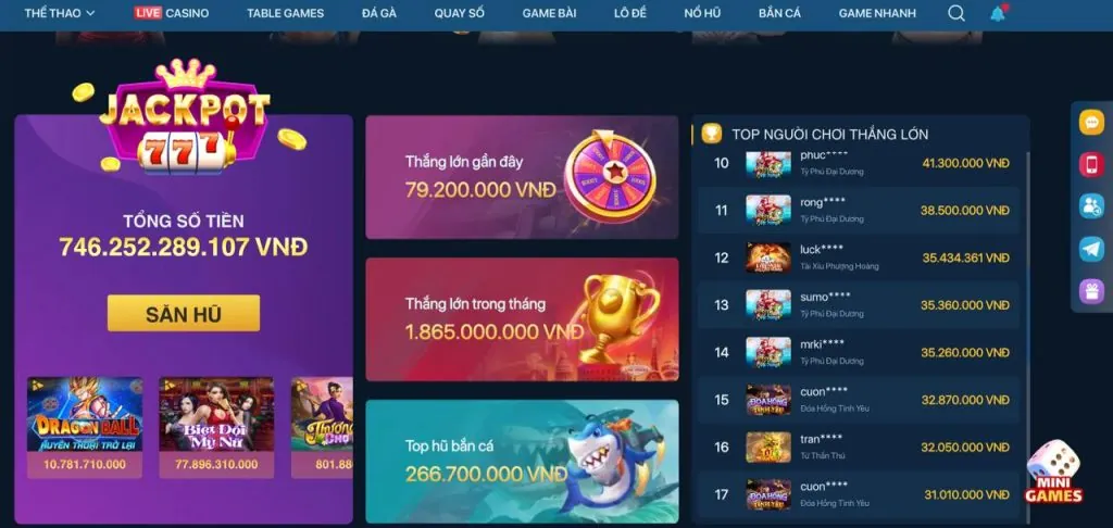 Bàn Sic Bo trực tuyến